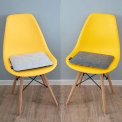 DUNEDESIGN 4 Coussins De Chaise Feutre Carré 35x35x2,5cm Petit Oreiller D’Assise Plat Gris 8 DUNEDESIGN 4 Coussins De Chaise Feutre Carré 35x35x2,5cm Petit Oreiller D’Assise Plat Gris -France Coussin et housse de coussin Soldes Boutique 11453574 4