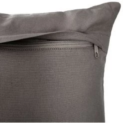 Atmosphera - Coussin Déhoussable Gris Otto 38 X 38 Cm - Gris -France Coussin et housse de coussin Soldes Boutique 11474344 5