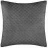 Atmosphera - Coussin Déhoussable Gris En Velours Embossé 40 X 40 Cm - Gris
