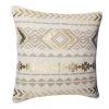 ATMOSPHERA, CRÉATEUR D'INTÉRIEUR Housse De Coussin 40x40 Beige Etnik Gold - Multicolore