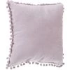 ATMOSPHERA, CRÉATEUR D'INTÉRIEUR Coussin Pompons 40x40 Rose - Rose