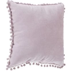 ATMOSPHERA, CRÉATEUR D'INTÉRIEUR Coussin Pompons 40x40 Rose - Rose