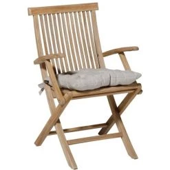 Madison Coussin De Siège Panama 46x46 Cm Beige Clair - Beige