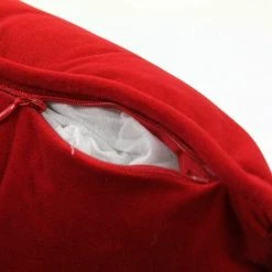 THEDECOFACTORY VELVET - Coussin En Velours Rouge 40x40 - Rouge -France Coussin et housse de coussin Soldes Boutique 13246820 3