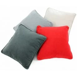 THEDECOFACTORY VELVET - Coussin En Velours Rouge 40x40 - Rouge -France Coussin et housse de coussin Soldes Boutique 13246820 4