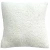 THEDECOFACTORY CALINE - <p>Coussin Aspect Laine Extra-doux Blanc 40x40 - Blanc