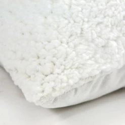 THEDECOFACTORY CALINE - <p>Coussin Aspect Laine Extra-doux Blanc 40x40 - Blanc -France Coussin et housse de coussin Soldes Boutique 13246829 3