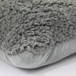 THEDECOFACTORY CALINE - <p>Coussin Aspect Laine Extra-doux Gris 40x40 - Gris -France Coussin et housse de coussin Soldes Boutique 13246830 3