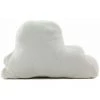 THEDECOFACTORY COMETE - <p>Coussin Extra-doux En Forme De Nuage Blanc 27x44 - Blanc