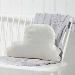 THEDECOFACTORY COMETE - <p>Coussin Extra-doux En Forme De Nuage Blanc 27x44 - Blanc -France Coussin et housse de coussin Soldes Boutique 13246832 4