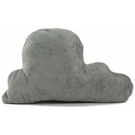 THEDECOFACTORY COMETE - <p>Coussin Extra-doux En Forme De Nuage Gris 27x44 - Gris 1 THEDECOFACTORY COMETE - <p>Coussin Extra-doux En Forme De Nuage Gris 27x44 - Gris