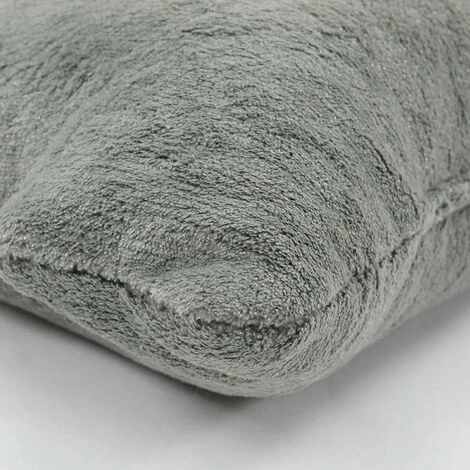 THEDECOFACTORY COMETE - <p>Coussin Extra-doux En Forme De Nuage Gris 27x44 - Gris 3 THEDECOFACTORY COMETE - <p>Coussin Extra-doux En Forme De Nuage Gris 27x44 - Gris – Image 3