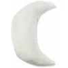 THEDECOFACTORY COMETE - <p>Coussin Extra-doux En Forme De Lune Rose 30x45 - Blanc