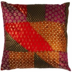THEDECOFACTORY PATCH - <p>Coussin Patchwork De Motifs Multicolore 40x40 - Multicolore