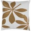 THEDECOFACTORY BRODE - <p>Coussin Avec Broderies Blanc 40x40 - Blanc