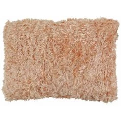 THEDECOFACTORY BOUCLETTE - Coussin à Bouclettes Rose 30x40 - Rose