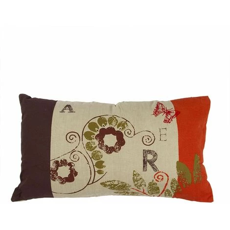 THEDECOFACTORY SIENNA - <p><span>Coussin En Coton Motifs Feuilles Et Nature Multicolore 30x50 - Multicolore 1 THEDECOFACTORY SIENNA - <p><span>Coussin En Coton Motifs Feuilles Et Nature Multicolore 30x50 - Multicolore