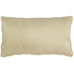 THEDECOFACTORY SOLENE - <p>Coussin Effet Soie Beige 30x50 - Beige