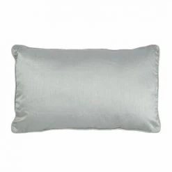 THEDECOFACTORY SOLENE - <p>Coussin Effet Soie Bleu Gris 30x50 - Bleu