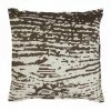 THEDECOFACTORY NATURE WOOD - <p>Coussin Avec Motifs Bois Moka 40x40 - Marron