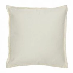 THEDECOFACTORY TOILE DE TOSCANE - <p>Coussin 100% Coton écru 40x40 - Blanc