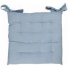 THEDECOFACTORY TOILE DE TOSCANE - <p>Galette 100% Coton Bleu 38x38 - Bleu
