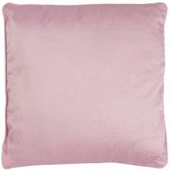 THEDECOFACTORY SOLENE - <p>Coussin Effet Soie Rose 40x40 - Rose