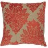THEDECOFACTORY FLORALIES - <p><span>Coussin En Coton Tissé Déhoussable à Motifs Fleur De Lys Rouge 43x43 - Rouge