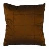 THEDECOFACTORY WILLIAM - <p>Coussin En Taffetas Marron 38x38 - Marron