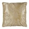 THEDECOFACTORY ROYAL - <p>Coussin Effet Soyeux Motifs Ornementales écru 40x40 - Blanc