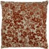 THEDECOFACTORY FLORALIE - <p>Coussin En Coton Motif Floral Orange 50x50 - Orange