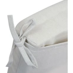 Coussin Pour Chaise Chillvert Javea Carré 38x38x6 Cm Blanc Écru Déhoussable -France Coussin et housse de coussin Soldes Boutique 14004941 3