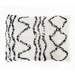 THEDECOFACTORY BERBERE ETHNO - <p>Coussin Effet Vintage Naturel 30x50 - Blanc