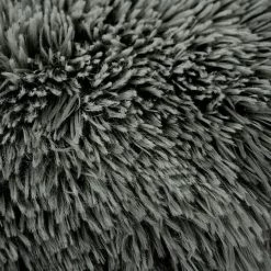 THEDECOFACTORY NEO YOGA - <p>Coussin à Poils Longs Extra-doux Gris Foncé 40x40 - Gris Foncé -France Coussin et housse de coussin Soldes Boutique 14033629 3