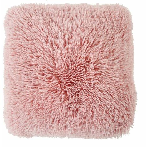 THEDECOFACTORY NEO YOGA - <p>Coussin à Poils Longs Extra-doux Rose 40x40 - Rose 1 THEDECOFACTORY NEO YOGA - <p>Coussin à Poils Longs Extra-doux Rose 40x40 - Rose