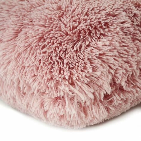 THEDECOFACTORY NEO YOGA - <p>Coussin à Poils Longs Extra-doux Rose 40x40 - Rose 3 THEDECOFACTORY NEO YOGA - <p>Coussin à Poils Longs Extra-doux Rose 40x40 - Rose – Image 3