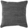 THEDECOFACTORY VINTAGE USED - <p>Coussin Effet Délavé Noir 45x45 - Noir