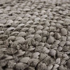 THEDECOFACTORY SKIN - <p>Coussin En Cuir Tressé Taupe 45x45 - Taupe -France Coussin et housse de coussin Soldes Boutique 14033648 4