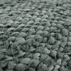 THEDECOFACTORY SKIN - <p>Coussin En Cuir Tressé Gris 45x45 - Gris Foncé -France Coussin et housse de coussin Soldes Boutique 14033650 4