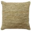 THEDECOFACTORY SKIN - <p>Coussin En Cuir Tressé Ocre 45x45 - Jaune Ocre