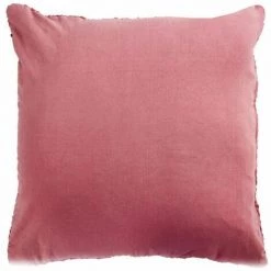 THEDECOFACTORY SKIN - <p>Coussin En Cuir Tressé Burgundy 45x45 - Rouge Bourgogne -France Coussin et housse de coussin Soldes Boutique 14033653 5