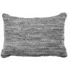 THEDECOFACTORY SKIN - <p>Coussin En Cuir Tressé Gris Clair 60x40 - Gris Clair