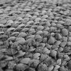 THEDECOFACTORY SKIN - <p>Coussin En Cuir Tressé Gris Clair 60x40 - Gris Clair -France Coussin et housse de coussin Soldes Boutique 14033690 4