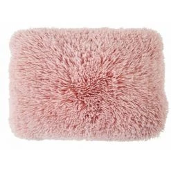 THEDECOFACTORY NEO YOGA - <p>Coussin à Poils Longs Extra-doux Rose 60x40 - Rose