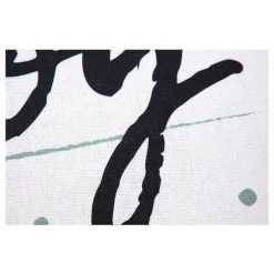 RIDEAUDISCOUNT Housse De Coussin 100% Coton 40 X 40 Cm Déhoussable Imprimé Joy Tacheté Vert Et Noir - Blanc -France Coussin et housse de coussin Soldes Boutique 14792065 4