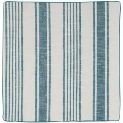 HOMEMAISON Housse De Coussin Effet Rayures D'antan Vert 60 X 60 Cm - Vert