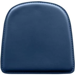 PRIVATEFLOOR Coussin Avec Aimant Pour Chaise Stylix Bleu - Faux Cuir - Bleu