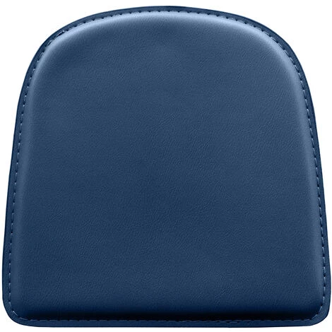 PRIVATEFLOOR Coussin Avec Aimant Pour Chaise Stylix Bleu - Faux Cuir - Bleu 1 PRIVATEFLOOR Coussin Avec Aimant Pour Chaise Stylix Bleu - Faux Cuir - Bleu