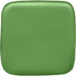 PRIVATEFLOOR Coussin Avec Aimants Pour Chaise Carrée Stylix Vert - Faux Cuir - Vert