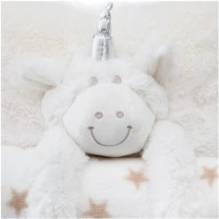 Atmosphera - Coussin Décoratif Licorne Avec Son Plaid - Ecru -France Coussin et housse de coussin Soldes Boutique 15678355 2